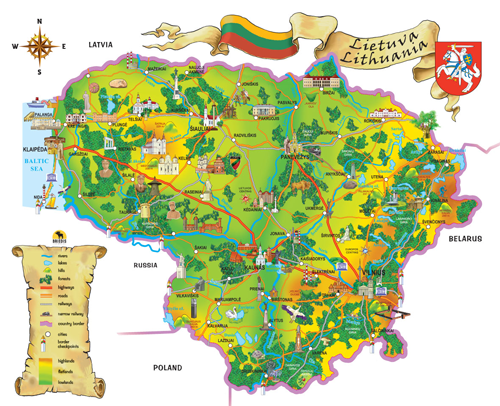 Kviečiame dalyvauti konkurse „Mano žemėlapis Lietuvai“