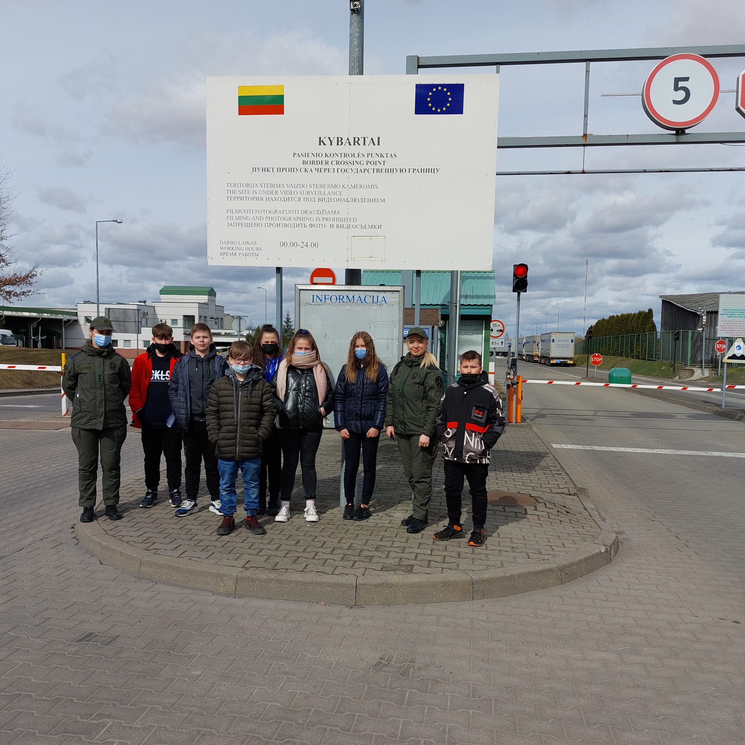 Vilkaviškio JPB nariai lankėsi Kybartų užkardoje