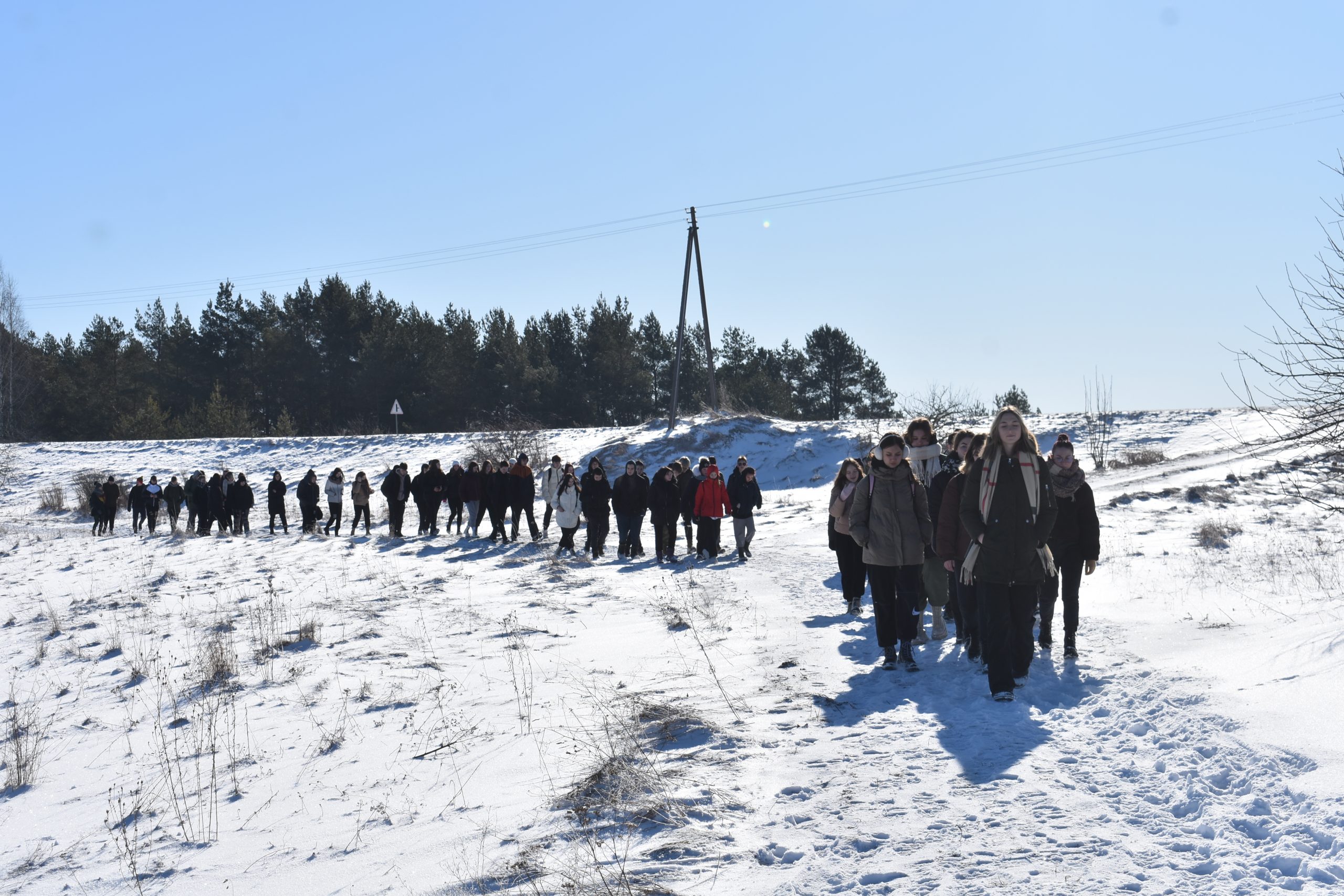 Tradicinis žygis prie Baltarusijos sienos Kovo 11-ajai paminėti